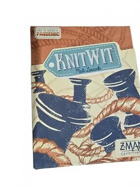 Knit Wit Board Game by Z-Man Games / Party Word Game / EUC